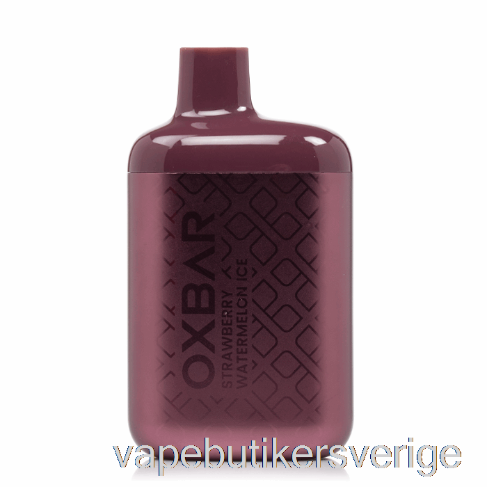 Vape Sverige Oxbar The Fox 7000 Engångsjordgubbsvattenmelon Is